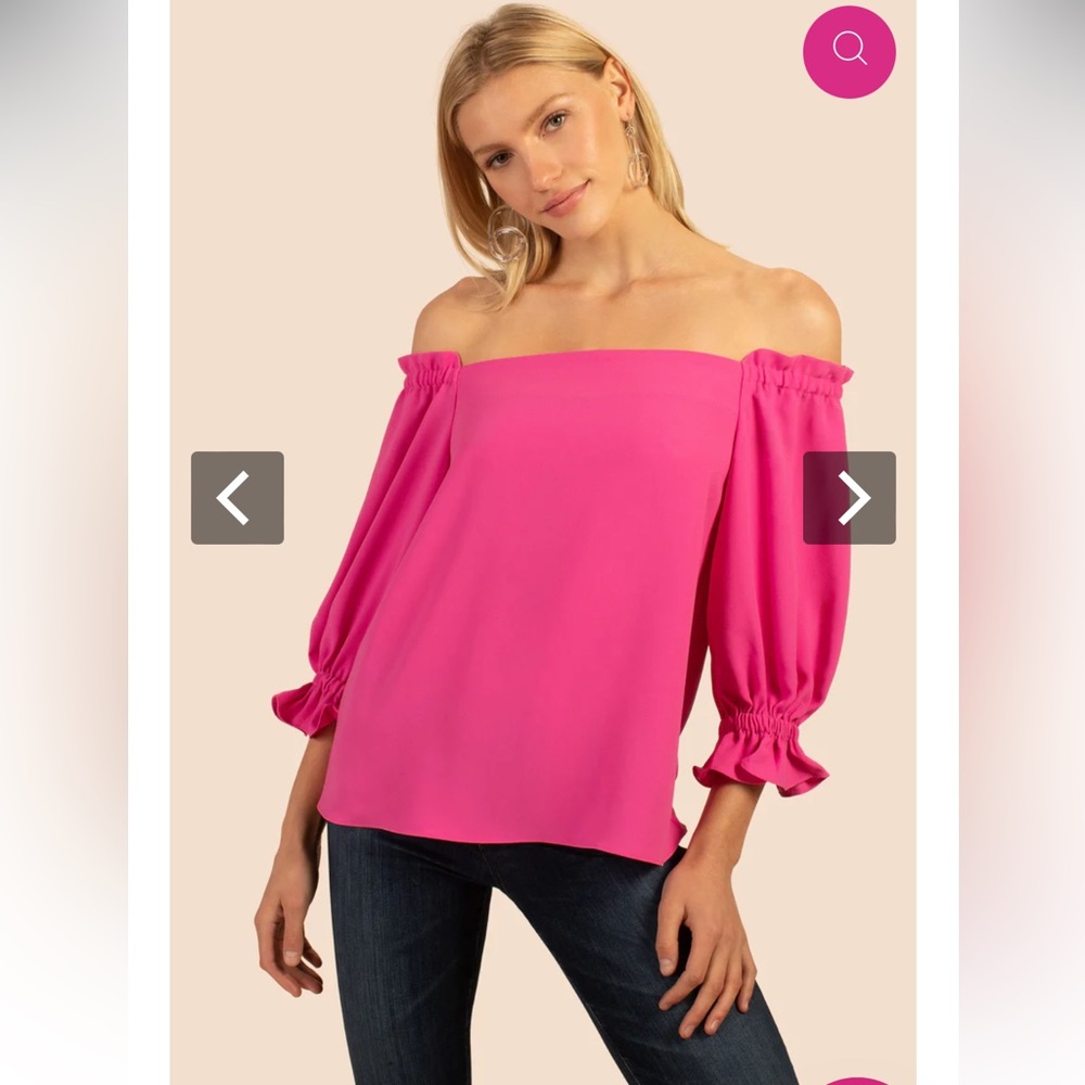 Trina Turk Equinox Blouse in Pink